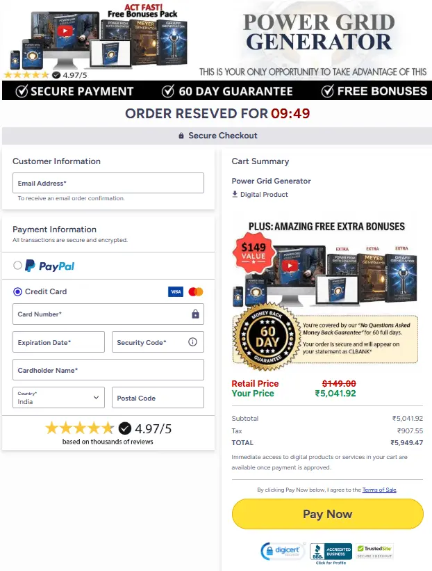 The Power Grid Generator Official Website
